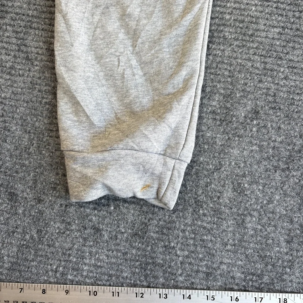 Nike Dri-Fit Mens Large Gray Tapered Jogger Sweatpants Heather Gray 3612